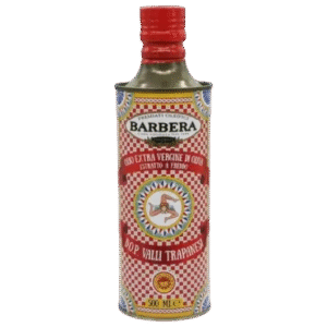 Huile d'olive extra vierge barbera Valli Trapanesi, bouteille de 500ml.