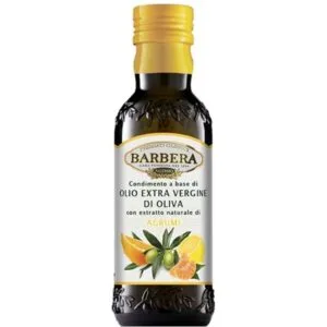 Huile d'Olive extra vierge Barbera aromatisée aux agrumes de Sicile, de 250ml