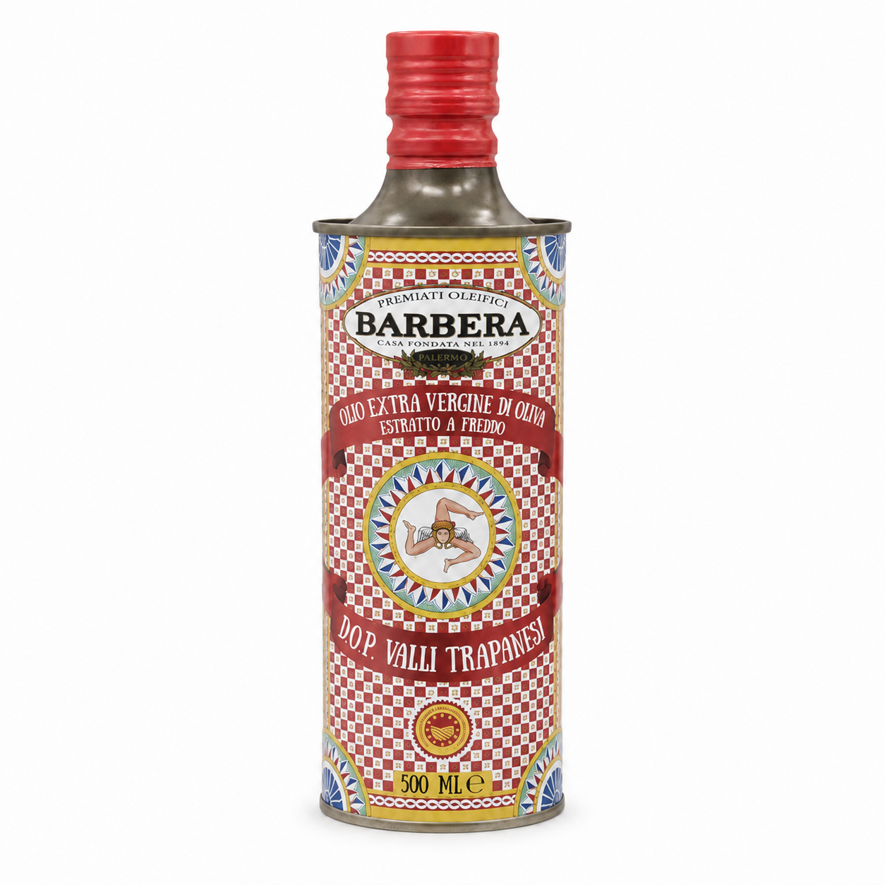Huile d’olive extra vierge Barbera Valli Trapanesi 500 ml