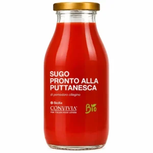 Sauce puttanesca BIO sicilienne aux tomates cerises 250 g