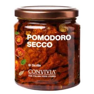 pot en verre de tomates séchées bio de chez convivia