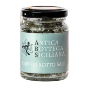 capres de sicile au sel, dans un pot de verre de 75g.